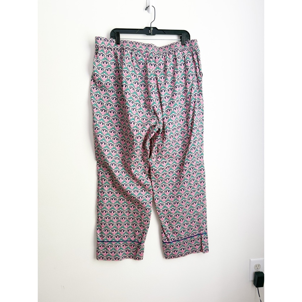 Boden Patterned Wide Leg Cotton Pajama Pants - Picture 3 of 6